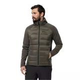 Jack Wolfskin Tasman Down Hybrid Erkek Mont Kahverengi