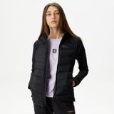 Jack Wolfskin Tasman Down Hybrid Kadın Siyah Mont - 6000-Siyah