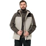Jack Wolfskin Taubenberg 3ın1 Jkt M Erkek Çift Taraflı Outdoor Montu 1115311-A0029 Bej - 2XL