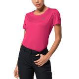 Jack Wolfskin TECH T W Kadın T-Shirt meganta red L