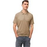 Jack Wolfskin Travel Erkek Polo Tişört 1809721TR - Bej - M