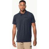 Jack Wolfskin Travel Polo Erkek Mavi Tişört - Lacivert