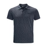 Jack Wolfskin Travel Polo Erkek Outdoor Tişört - Lacivert