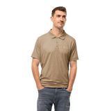 Jack Wolfskin Travel Polo M Erkek Bej Polo T-Shirt