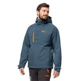 Jack Wolfskin Troposphere INS 1115321-C0412 Kapüşonlu Mavi Erkek Outdoor Mont