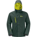 Jack Wolfskin Troposphere Ins Jkt M Erkek Outdoor Mont 1115321-T0138 Black Olive/firefly - XL