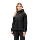 Jack Wolfskin Tundra Down Kapüşonlu W Siyah Kadın Outdoor Mont