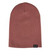 Jack Wolfskin Üniseks Fitilli İnce Örgü Manşetli Bere Şapka - Afterglow