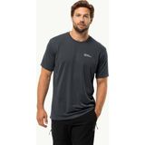 Jack Wolfskin Vonnan S-S T M Siyah Erkek T-shirt