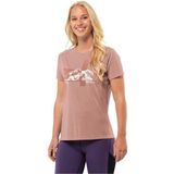 Jack Wolfskin Vonnan S/s Graphic T Kadın Tişört - Çok Renkli - XS