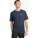 Jack Wolfskin Vonnan S|s T Erkek T-Shirt 1809951TR - Koyu Gri