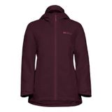 Jack Wolfskin W Moonrise 3'ü 1 Arada Kırmızı Kadın Mont