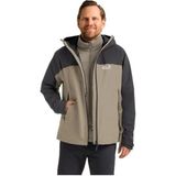Jack Wolfskin Wıld Places 3ın1 Jkt M A65257-OUT Ceket Lınen Erkek Mont - Bej - 2XL