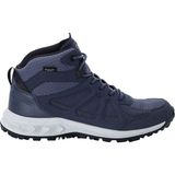 Jack Wolfskin Woodland 2 Texapore Mid Kadın Mavi Bot - Lacivert
