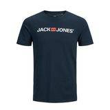 Jack&Jones 12137126 Lacivert Baskılı Erkek T-shirt