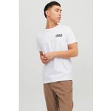 Jack&Jones 12151955 Beyaz Baskılı Erkek T-shirt