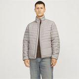 Jack&Jones 12256985-ATM State Packable Puffer Colar Bej Dik Yaka Erkek Mont