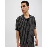 Jack&jones 12269088 Ejef Strıpe Cızgılı Kısa Kol Gomlek - 0 Siyah