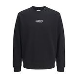 Jack&Jones 12278583 JJECHARGE GRAPHIC SWEAT O-N Erkek Sweatshirt Siyah