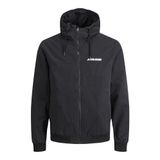Jack&Jones Bomber Erkek Siyah Kapüşonlu Ceket, M, 12200208-BLK