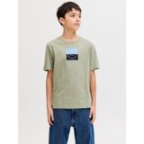 Jack&Jones Catskills Square Brand Erkek Çocuk Tişört, 7-8 Yaş, 06-12293109-7, Bej, Erkek Çocuk