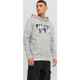 Jack&Jones Dust Sweat Hood Sn Erkek Gri Sweatshirt 12240214-05