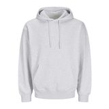 JACK&JONES Erkek JJECHARGE Sweat Hood NOOS Kapüşonlu Svetşört, White Melange, XL, beyaz melanj, XL