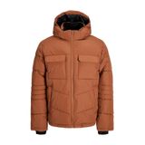 JACK&JONES Erkek Oversize Mont, Mocha Bisque, XXL XXL