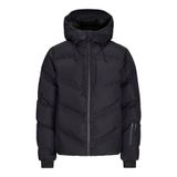 JACK&JONES Erkek Oversize Mont, Siyah, XXL