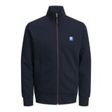 Jack&Jones Fermuarlı Büyük Beden Lacivert Erkek Sweatshirt 12250426 2XL