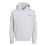 Jack&Jones Hood Beau Erkek Gri Kapüşonlu Sweatshirt, XL