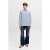 Jack&Jones Jack & Jones JJESUMMER Linen Blend Erkek Keten Karışımlı Uzun Kollu Gömlek Yazlık