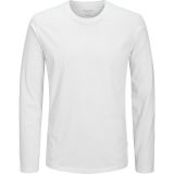 Jack&Jones Jack & Jones Organic Erkek Beyaz Uzun Kollu Tişört (12279538-W)