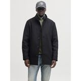 Jack&jones Jjedetroıt Coat Styd AW25 Erkek Kaşe Kaban - XL - Siyah