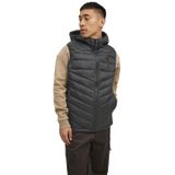 Jack&Jones Jjehero Bodywarmer Hood Black Erkek Blazer