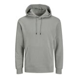 Jack&Jones Jjestar Basic Sweat Hood Noos, Erkek, Gri, M
