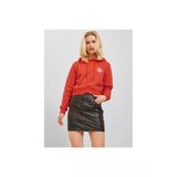 Jack&Jones Jjxx Kadın Oversize Crop Kapüşonlu Sweatshirt - Minimalist Stil