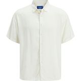 Jack&jones Joshua Viscose Erkek Beyaz Klasik Yaka Gömlek