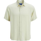 Jack&jones Joshua Viscose Erkek Sarı Klasik Yaka Gömlek