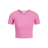 JACK&JONES Kadın JXFLORIE STR SS Rib Tee JRS NOOS Tişört, Morning Glory, Large, Gündüzsefası, L