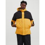 Jack&Jones Kapüşonlu Sarı-Siyah Erkek Mont 12235870