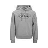 Jack&Jones Makoto Kapüşonlu Sweatshirt, S, 06-12278606-2, Gri, erkek