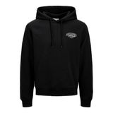 Jack&Jones Makoto Kapüşonlu Sweatshirt, S, 06-12278606-2, Siyah, erkek