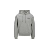 Jack&Jones Makoto Kapüşonlu Sweatshirt, XL, 06-12278606-2, Gri, erkek