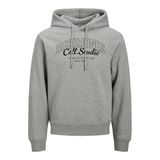 Jack&Jones Makoto Kapüşonlu Sweatshirt, XXL, 06-12278606-2, Gri, erkek