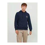 Jack&Jones Oversize Kapüşonlu Sweatshirt - Minimalist Tasarım - Erkek