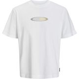Jack&jones Pacer Branding Print Crew Neck Erkek Beyaz Yuvarlak Yaka Tişört