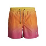 JACK&JONES PLUS Jpstfiji Jjswim Dip Dye Ly Pls erkek yüzme şortu, Yüksek görünürlük, 44