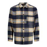 Jack&Jones Rahat Kesim Lacivert Erkek Gömlek 12239303