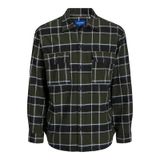 Jack&jones Rahat Kesim Uzun Kollu Haki Erkek Gömlek 12245681